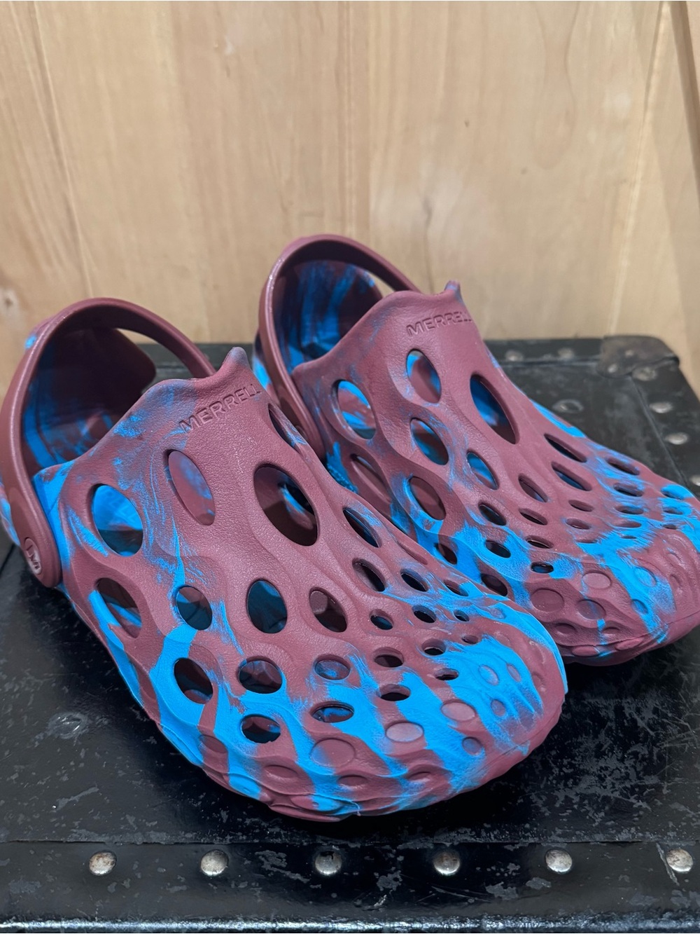 Merrell Hydro Moc Water Shoes Size 8.5 Women’s Size 7 Men’s Marble Blue